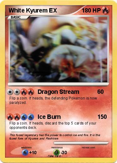 Pokemon White Kyurem EX