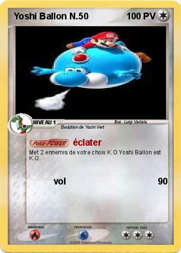 Pokemon Yoshi Ballon N.50