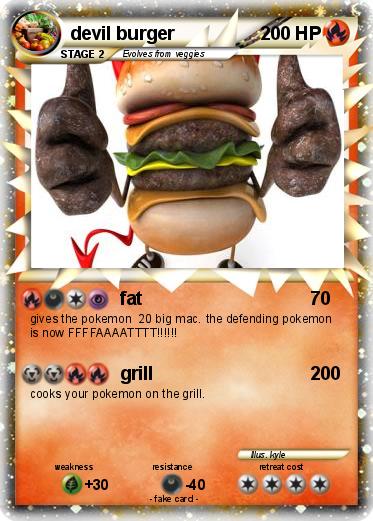 Pokemon devil burger