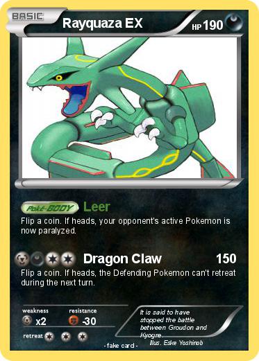 Pokemon Rayquaza EX
