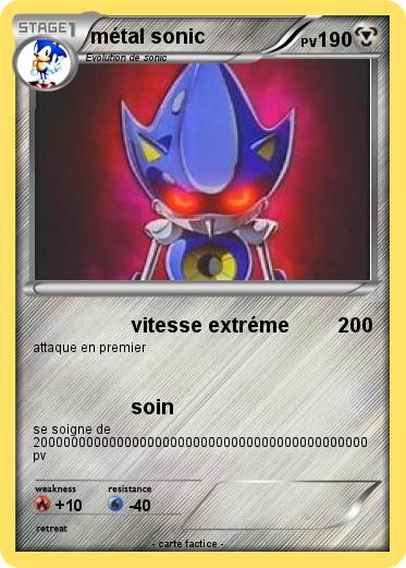 Pokemon métal sonic