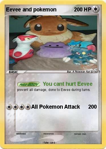 Pokemon Eevee and pokemon