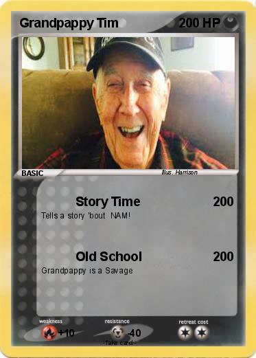 Pokemon Grandpappy Tim
