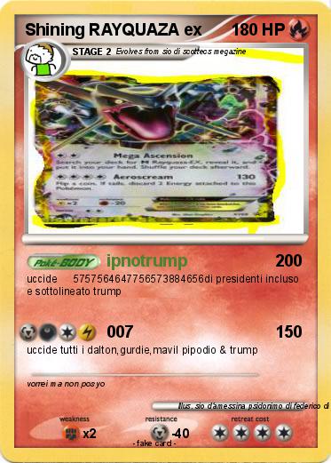 Pokemon Shining RAYQUAZA ex