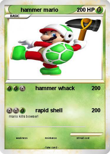Pokemon hammer mario