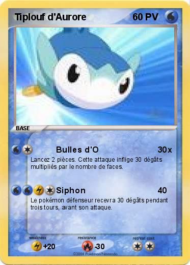 Pokemon Tiplouf d'Aurore