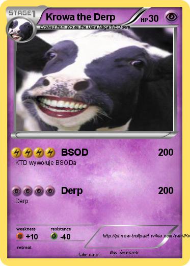 Pokemon Krowa the Derp