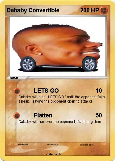 Pokemon Dababy Convertible