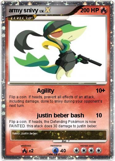 Pokemon army snivy