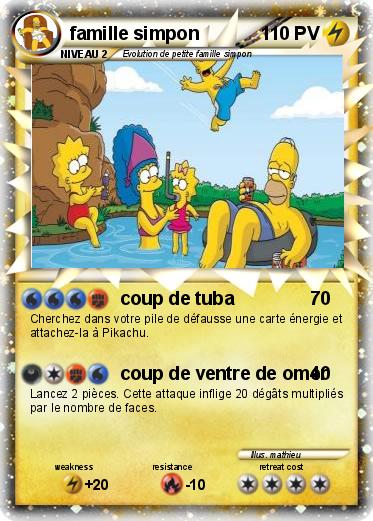 Pokemon famille simpon