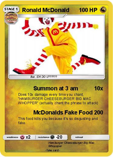 Pokemon Ronald McDonald