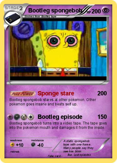 Pokemon Bootleg spongebob