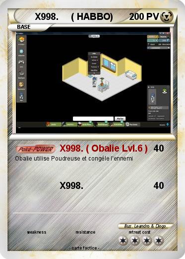 Pokemon X998.     ( HABBO)