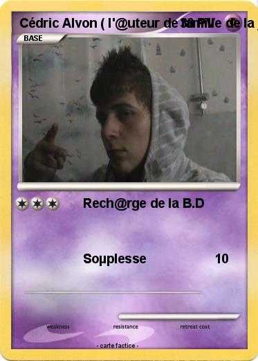 Pokemon Cédric Alvon ( l'@uteur de famille de la jungle )
