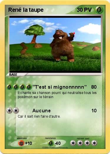 Pokemon René la taupe