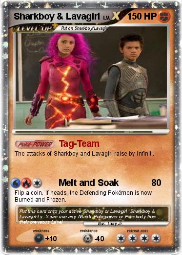 Pokemon Sharkboy & Lavagirl