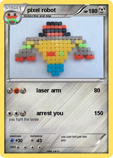Pokemon pixel robot