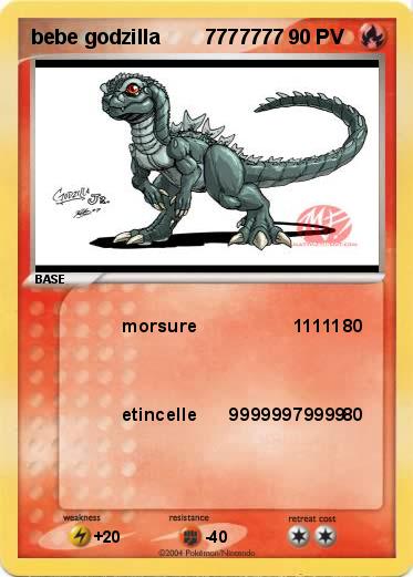 Pokemon bebe godzilla        7777777