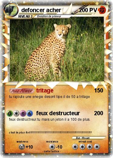 Pokemon defoncer acher