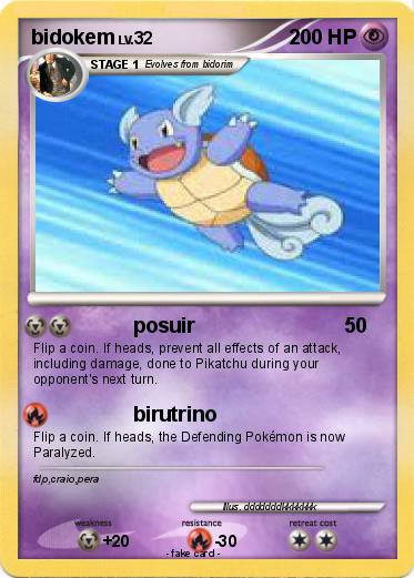 Pokemon bidokem