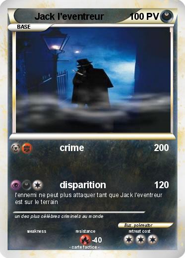 Pokemon Jack l'eventreur