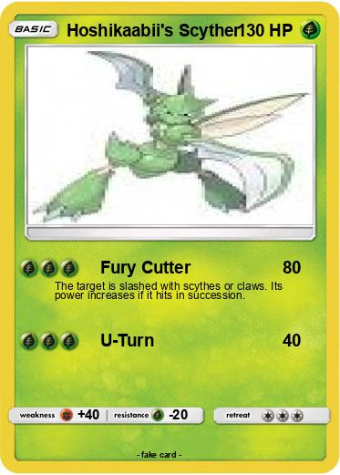 Pokemon Hoshikaabii's Scyther