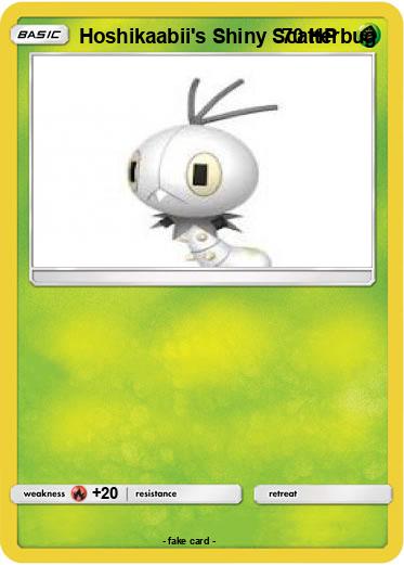 Pokemon Hoshikaabii's Shiny Scatterbug