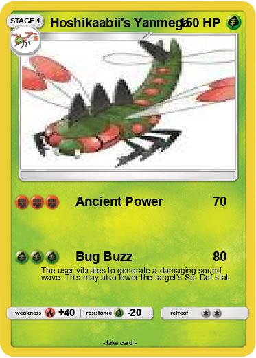 Pokemon Hoshikaabii's Yanmega