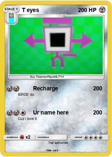 Pokemon T eyes