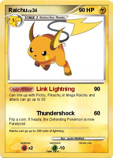 Pokemon Raichu