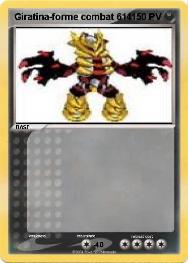 Pokemon Giratina-forme combat 614