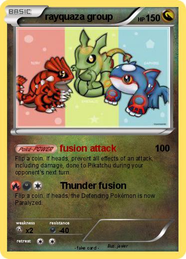 Pokemon rayquaza group