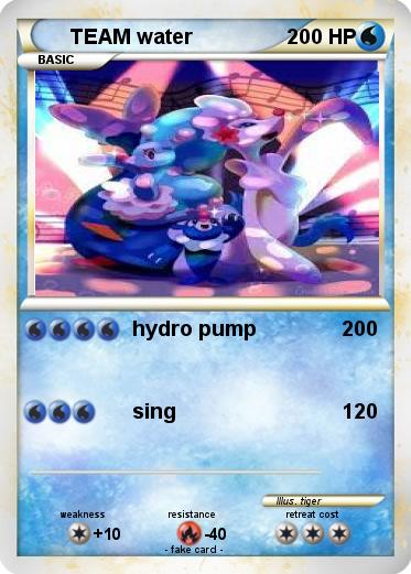 Pokemon TEAM water