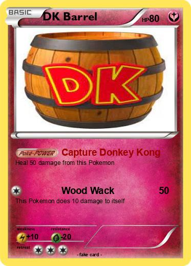 Pokemon DK Barrel