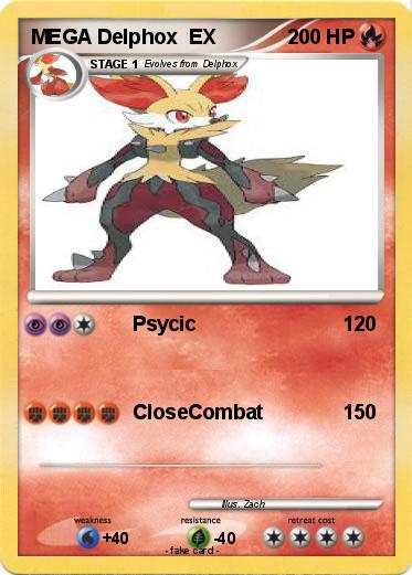 Pokemon MEGA Delphox  EX