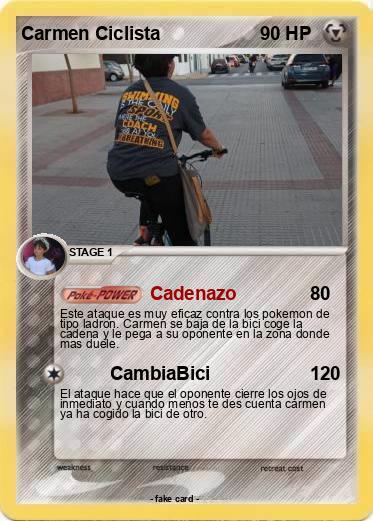 Pokemon Carmen Ciclista