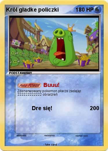 Pokemon Król gładke policzki