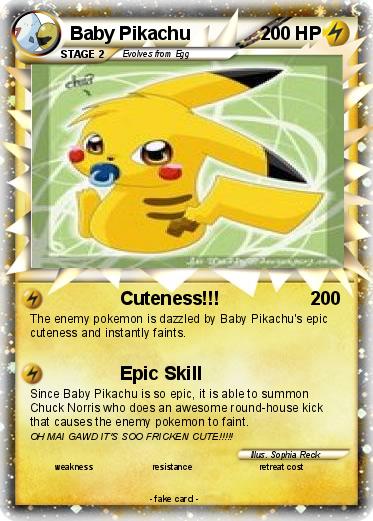 Pokemon Baby Pikachu