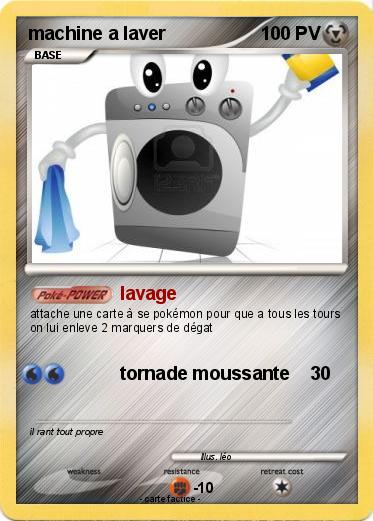 Pokemon machine a laver