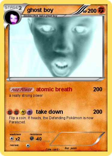 Pokemon ghost boy
