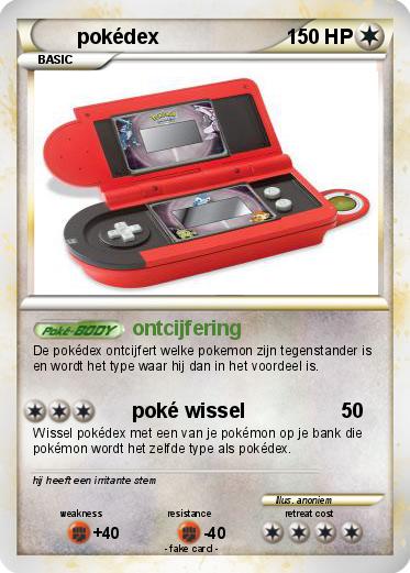 Pokemon pokédex