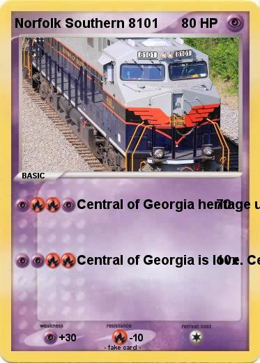 Pokemon Norfolk Southern 8101