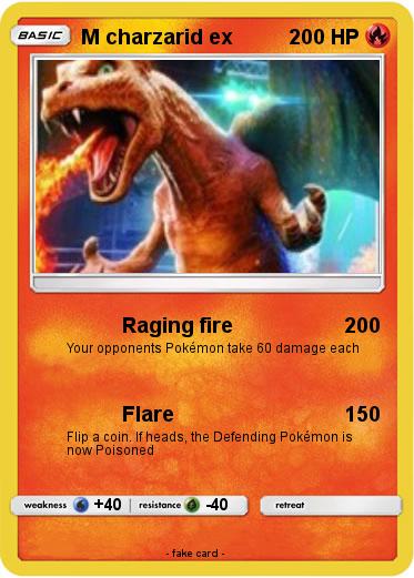 Pokemon M charzarid ex