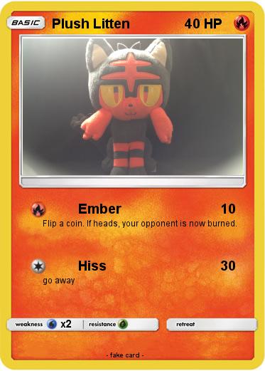 Pokemon Plush Litten