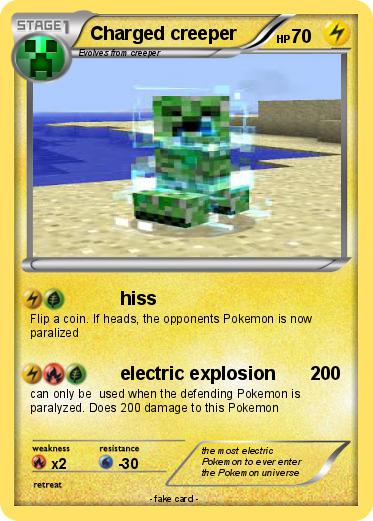 Pokemon Charged creeper