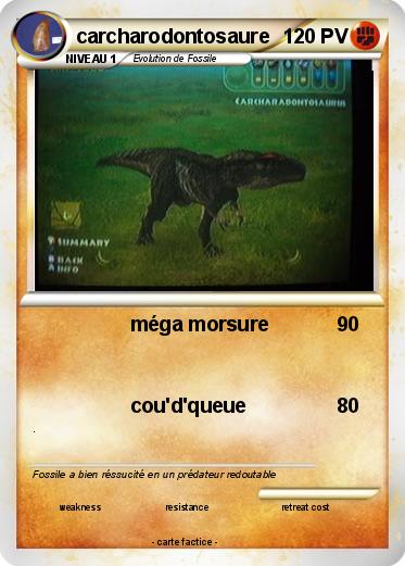 Pokemon carcharodontosaure