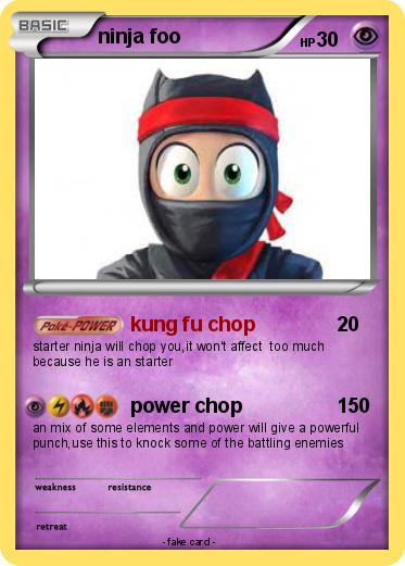 Pokemon ninja foo