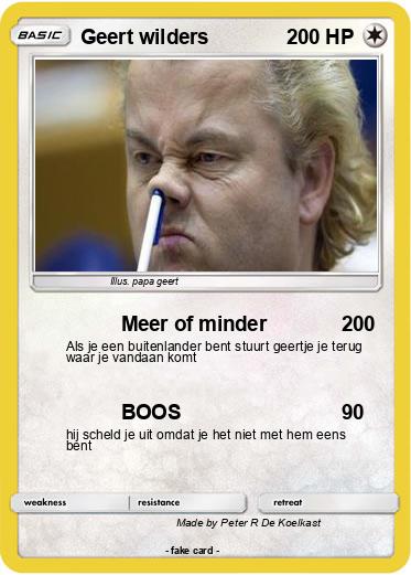 Pokemon Geert wilders