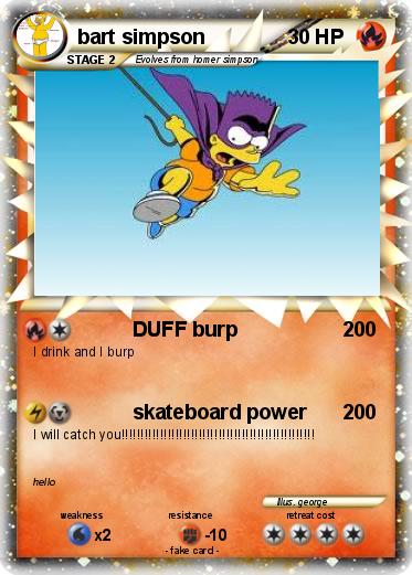Pokemon bart simpson
