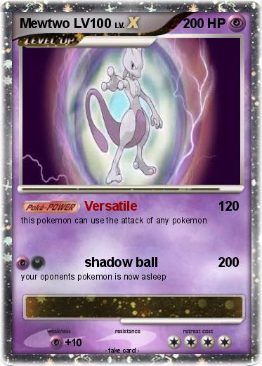 Pokemon Mewtwo LV100